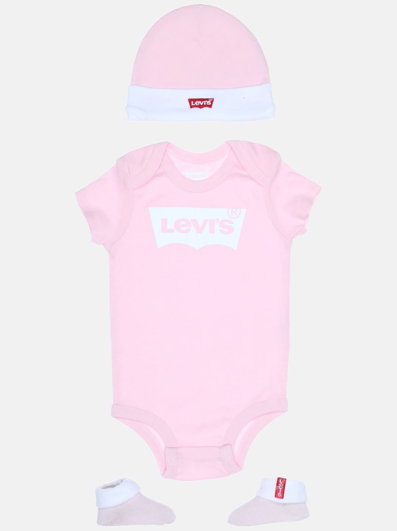Ensemble Logotypé Rose / Blanc