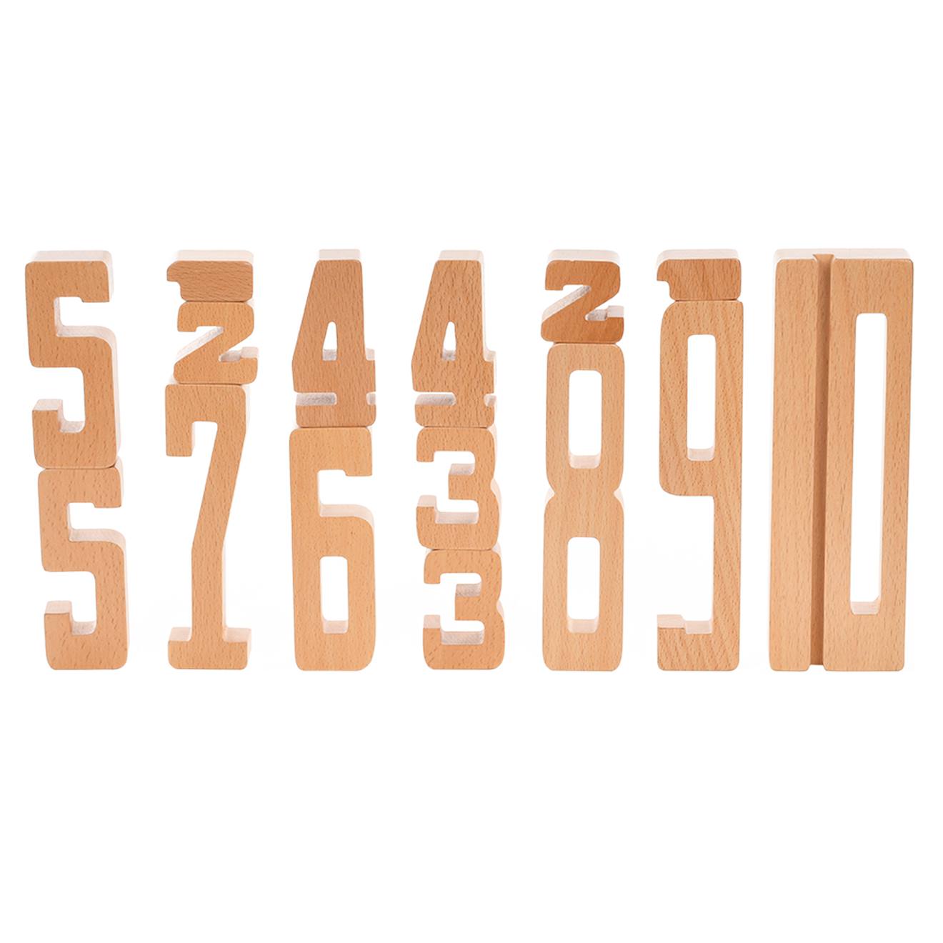 Chiffres En Bois Beige (Byastrup) - Image 1