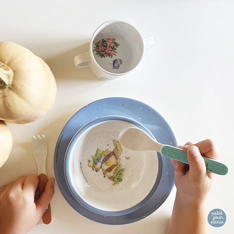 Tasse deux anses avec bec amovible pierre lapin Blanc 5 - vertbaudet enfant 