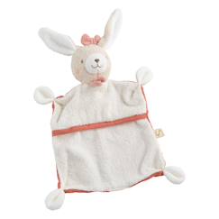 Jouet-Doudou mouchoir en coton bio - petit soleil