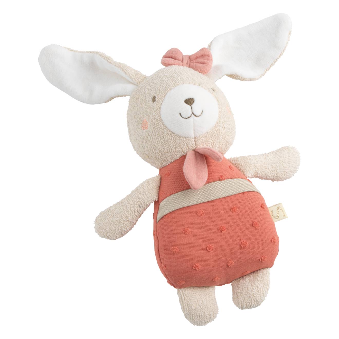 Doudou En Coton Bio Rose