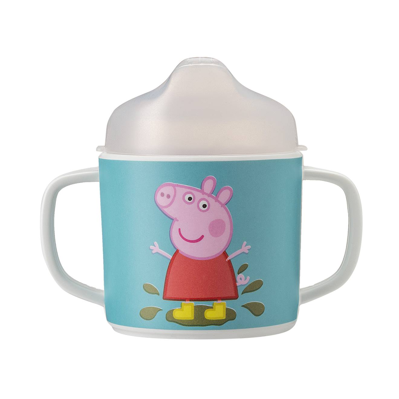 Tasse Deux Anses Avec Bec Amovible Peppa Pig Bleu