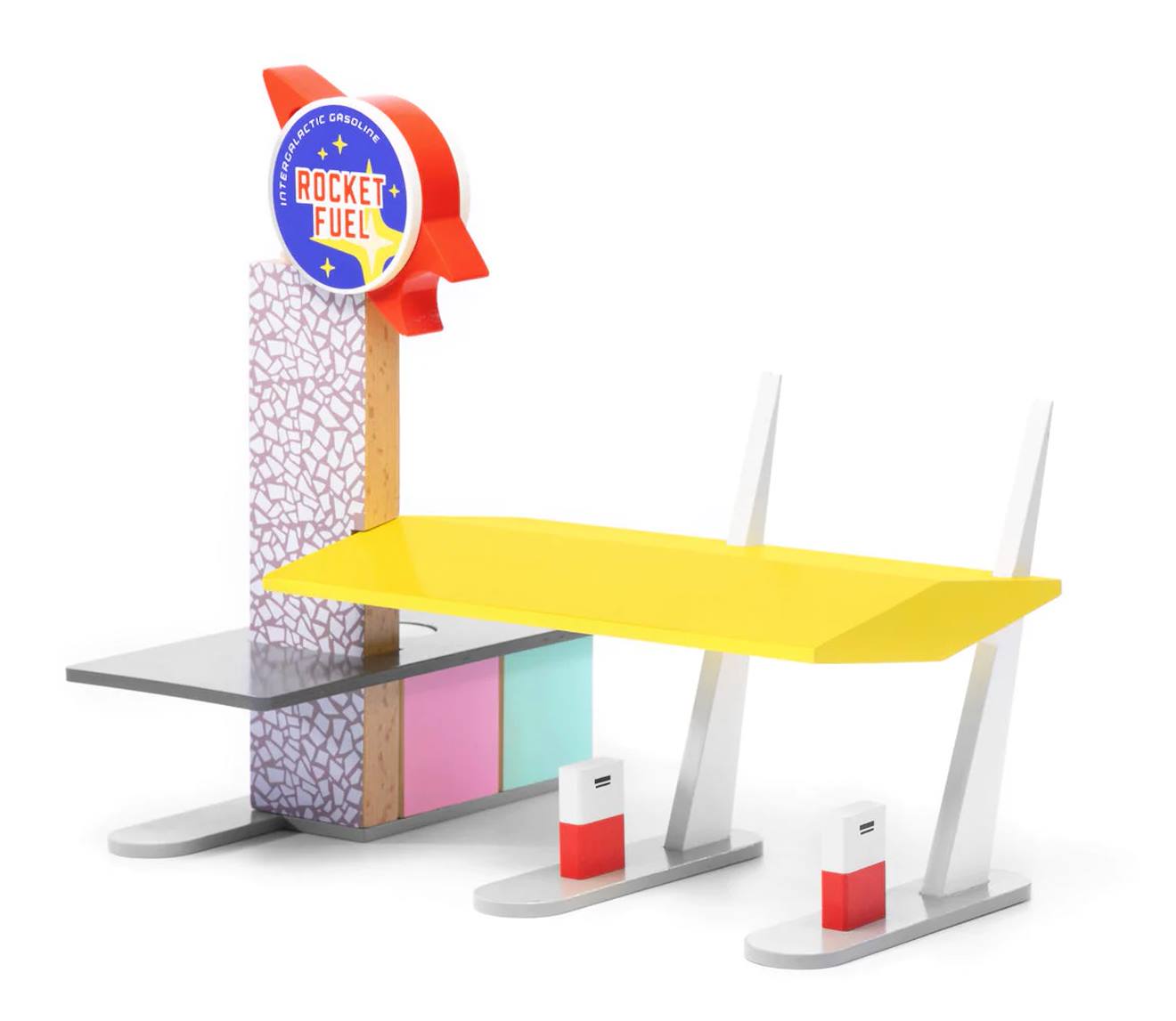Candycar World - Rocket Fuel Station Jaune