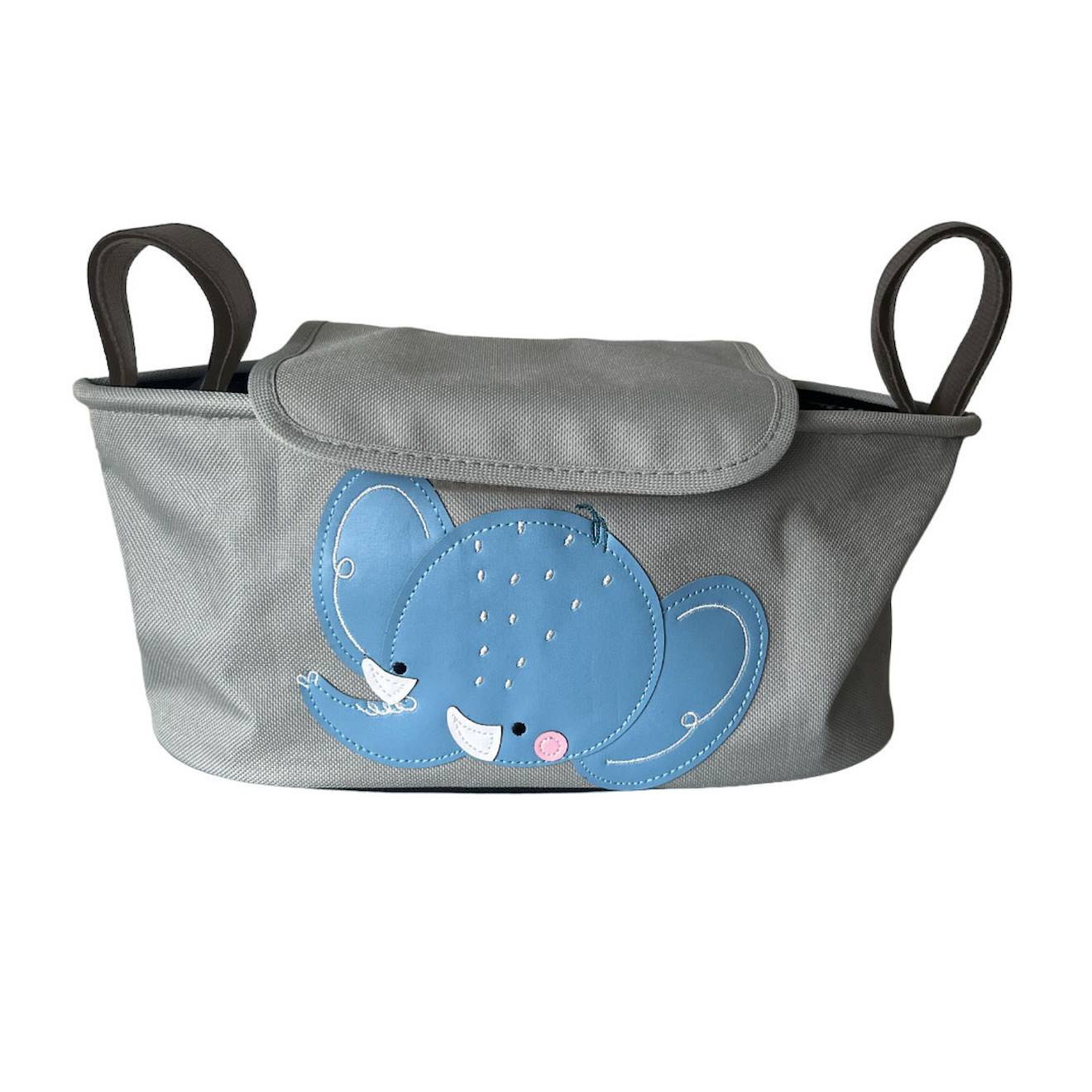 Sac Organiseur De Poussette Chewy L'éléphant Gris