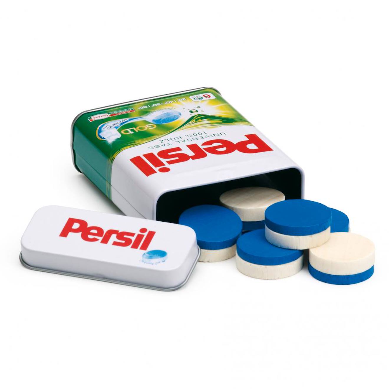 Tablettes De Lessive En Bois Persil Bleu