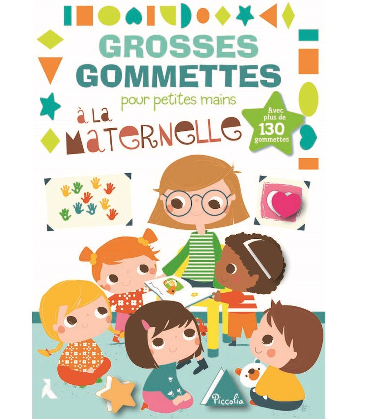 Grosses Gommettes A La Maternelle Blanc