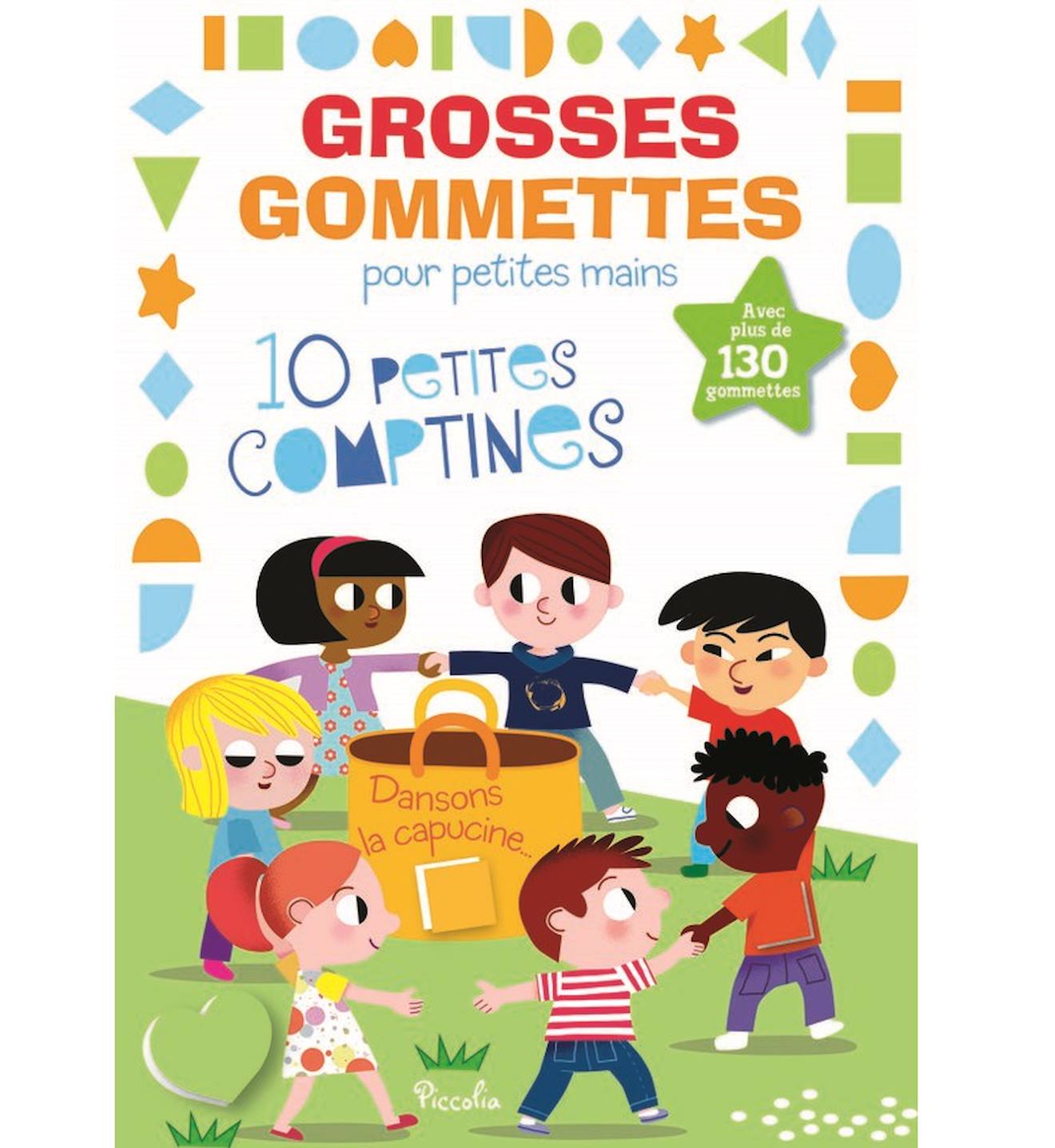 Grosses Gommettes Comptines Dansons La Capucine Vert