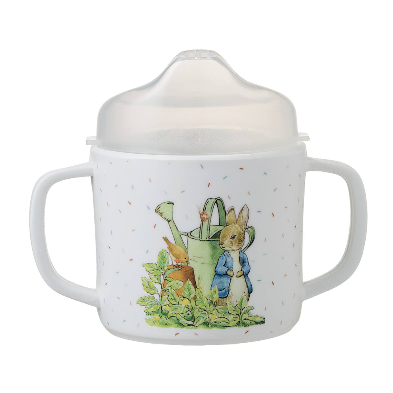 Tasse Deux Anses Avec Bec Amovible Pierre Lapin Blanc