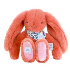 -Peluche lapin fleurette 25 cm