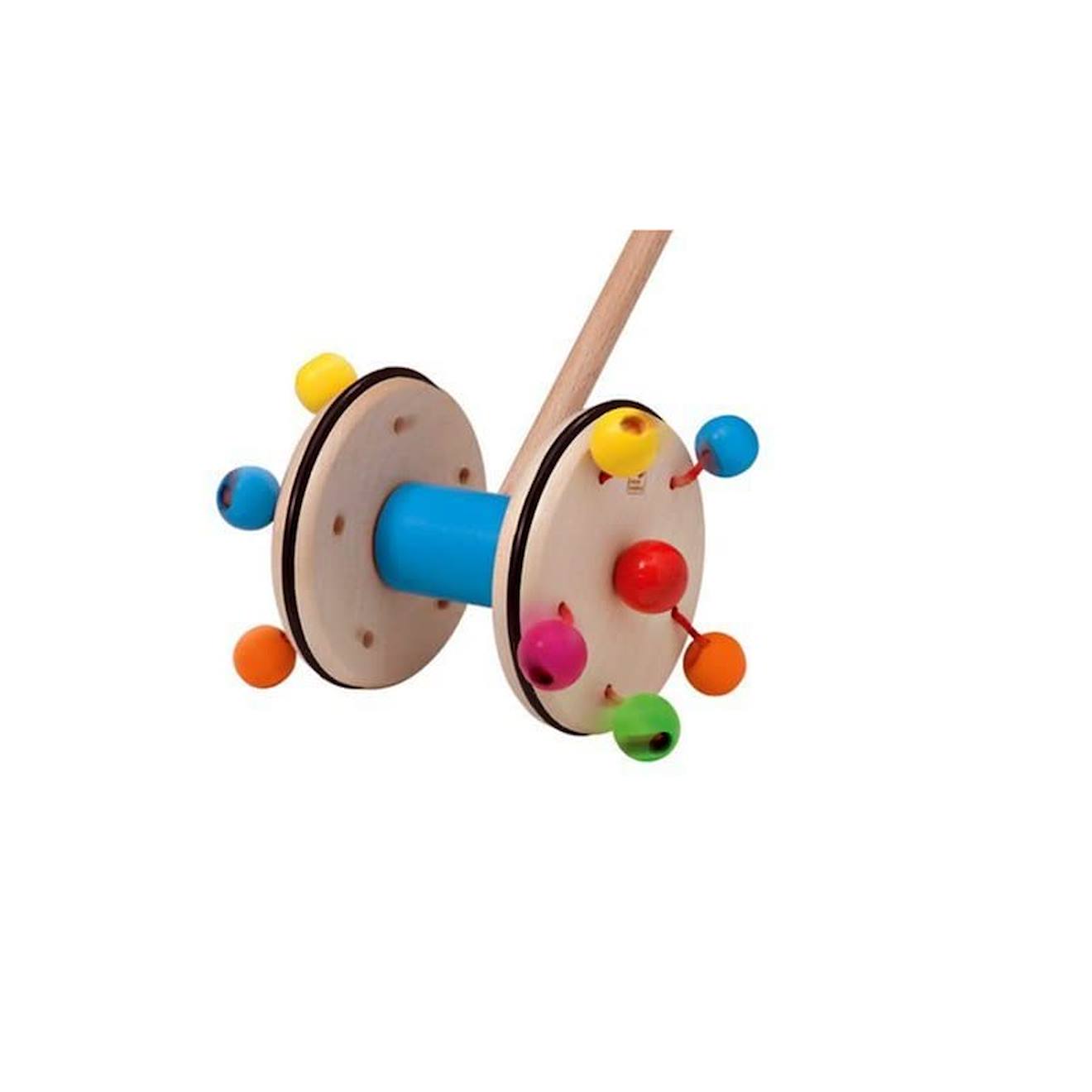 Jouet À Pousser Roller Beige