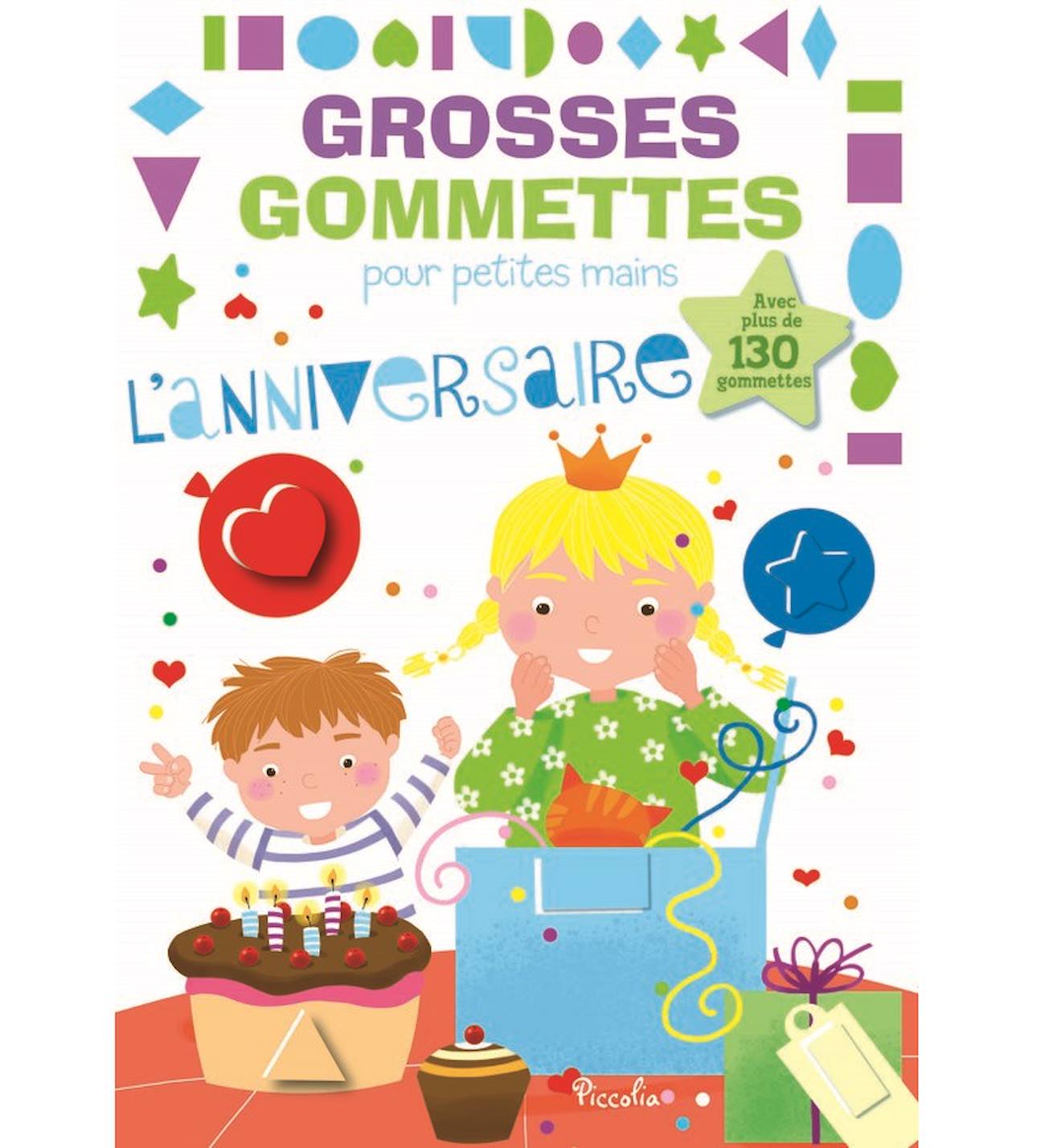 Grosses Gommettes L'anniversaire Bleu