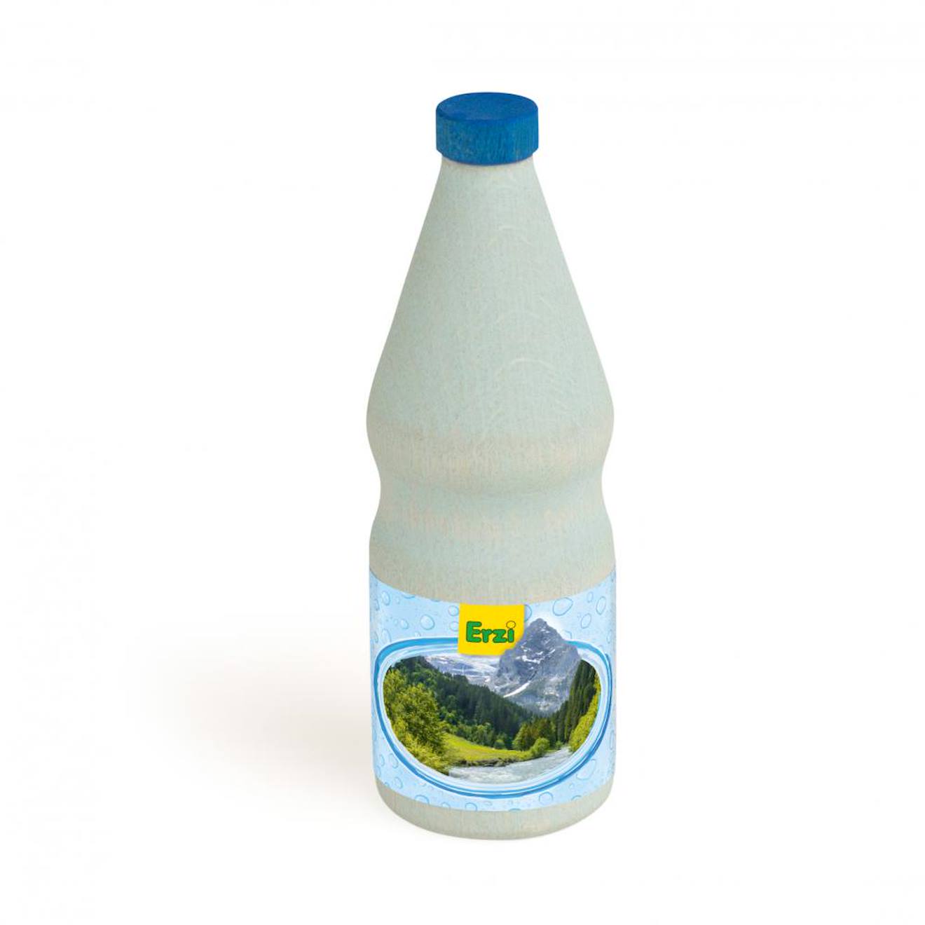Bouteille D'eau Minérale En Bois Bleu (Erzi) - Image 1