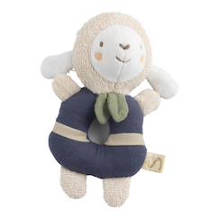 Jouet-Premier âge-Premières manipulations-Hochet bébé en coton bio - petit soleil