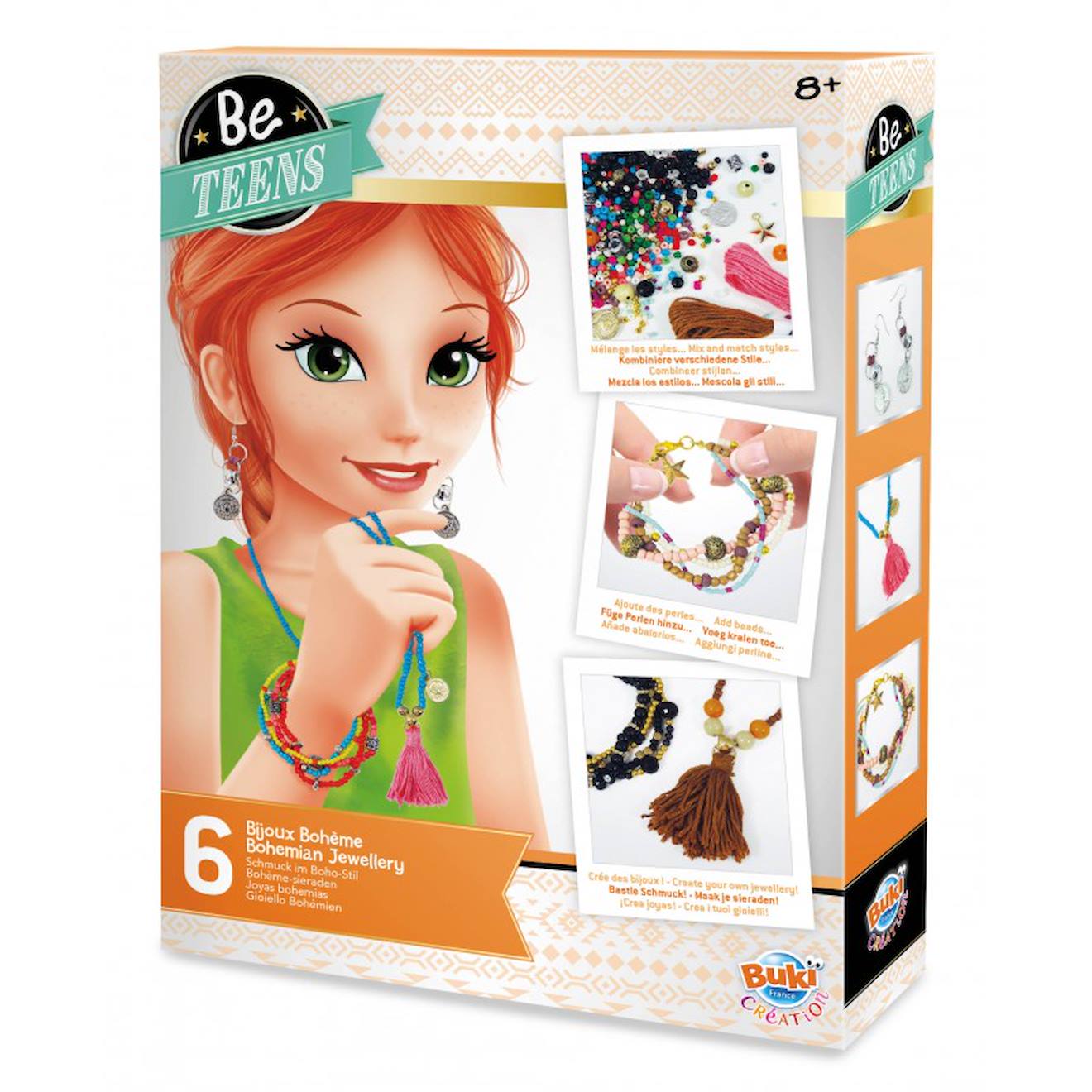 Kit Créatif - Bijoux Bohême Orange
