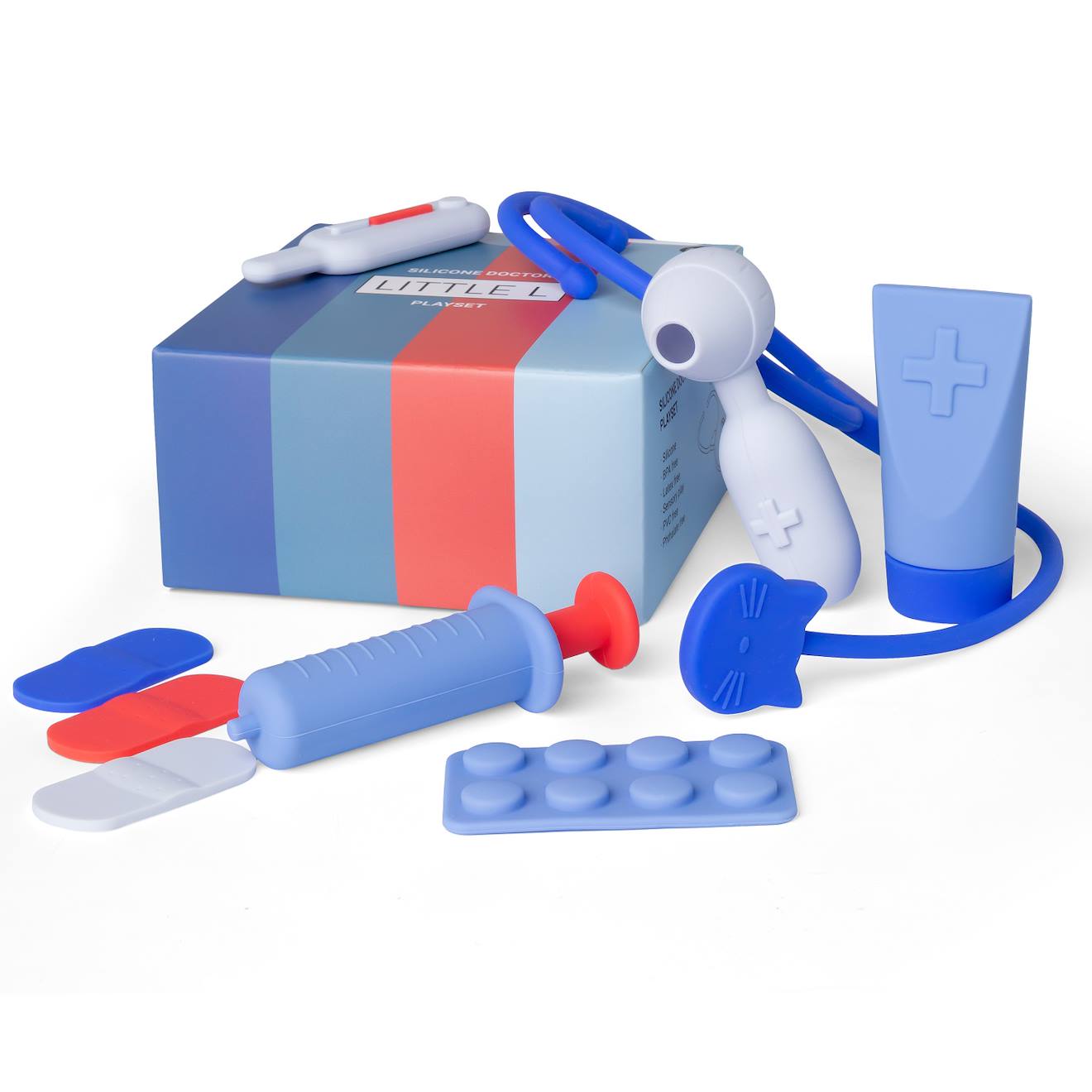 Set De Docteur En Silicone Bleu (Little L) - Image 2