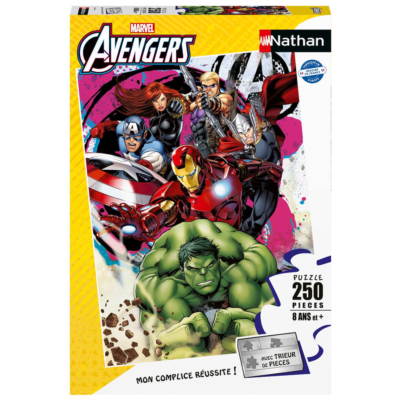 Puzzle Les Avengers En Action 250 Pcs Blanc