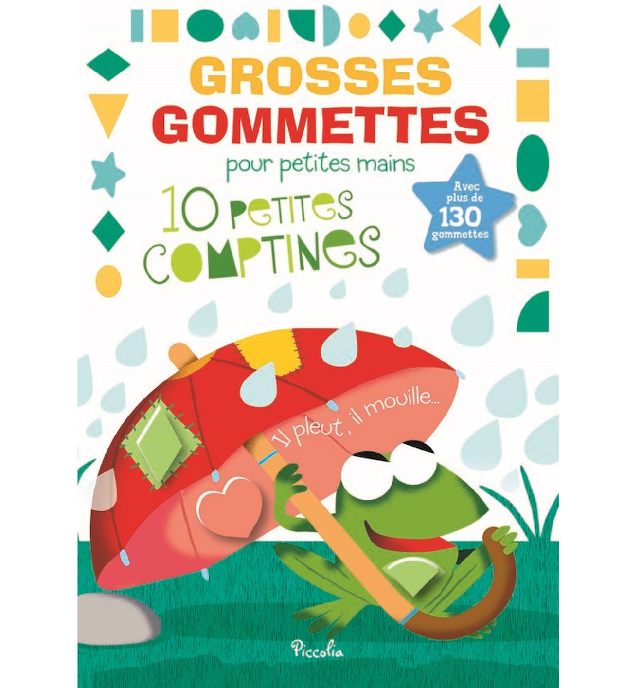 Grosses Gommettes Comptines Il Pleut Il Mouille Vert