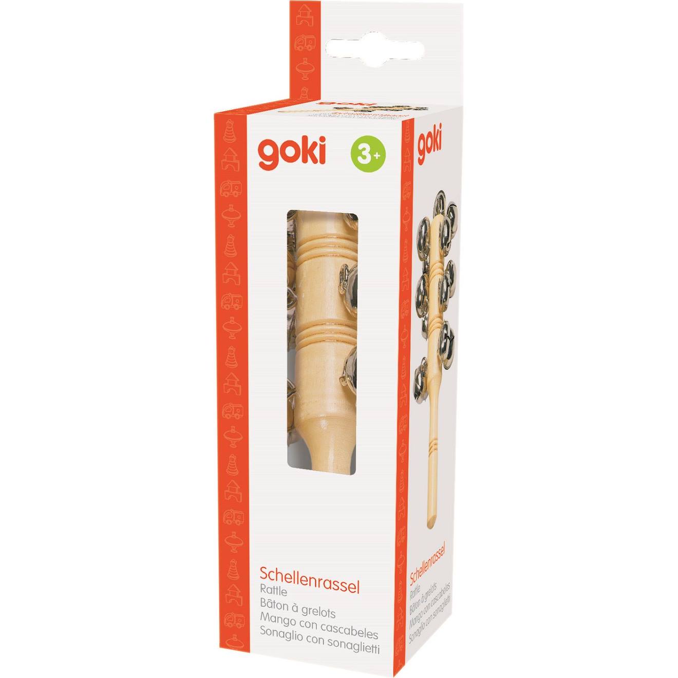 Bâton Avec 13 Clochettes Beige (Goki) - Image 1