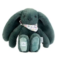 Jouet-Premier âge-Peluche lapin fleurette 25 cm