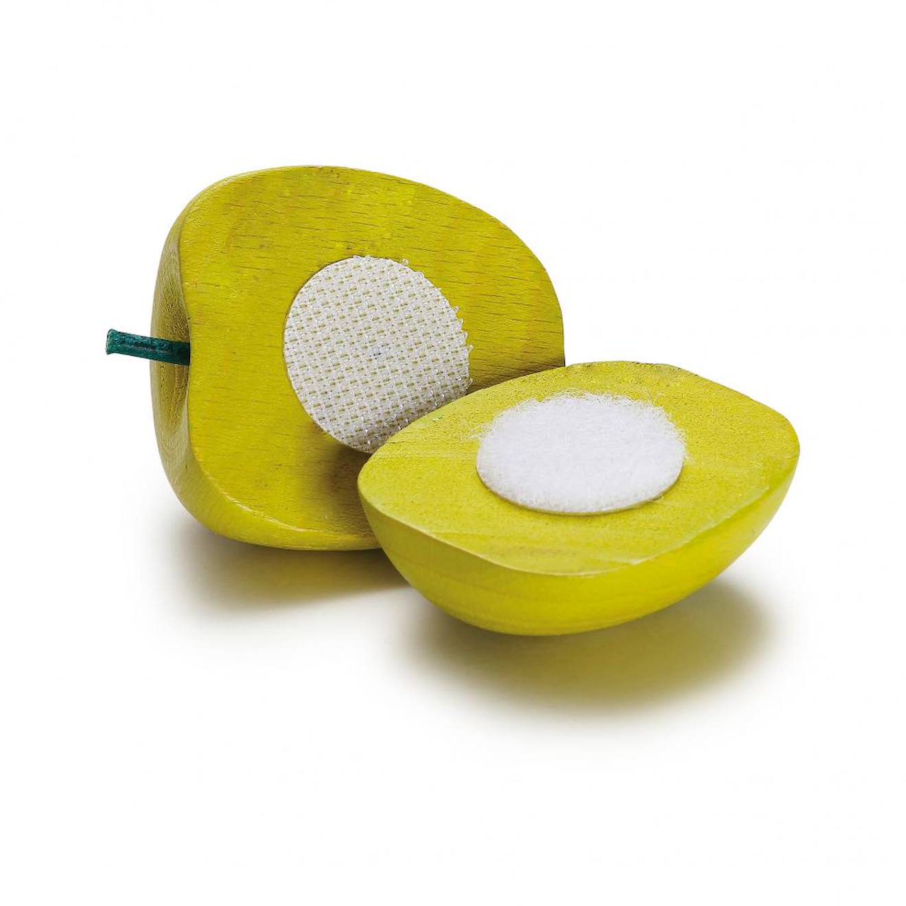 Pomme En Bois À Couper Vert (Erzi) - Image 1