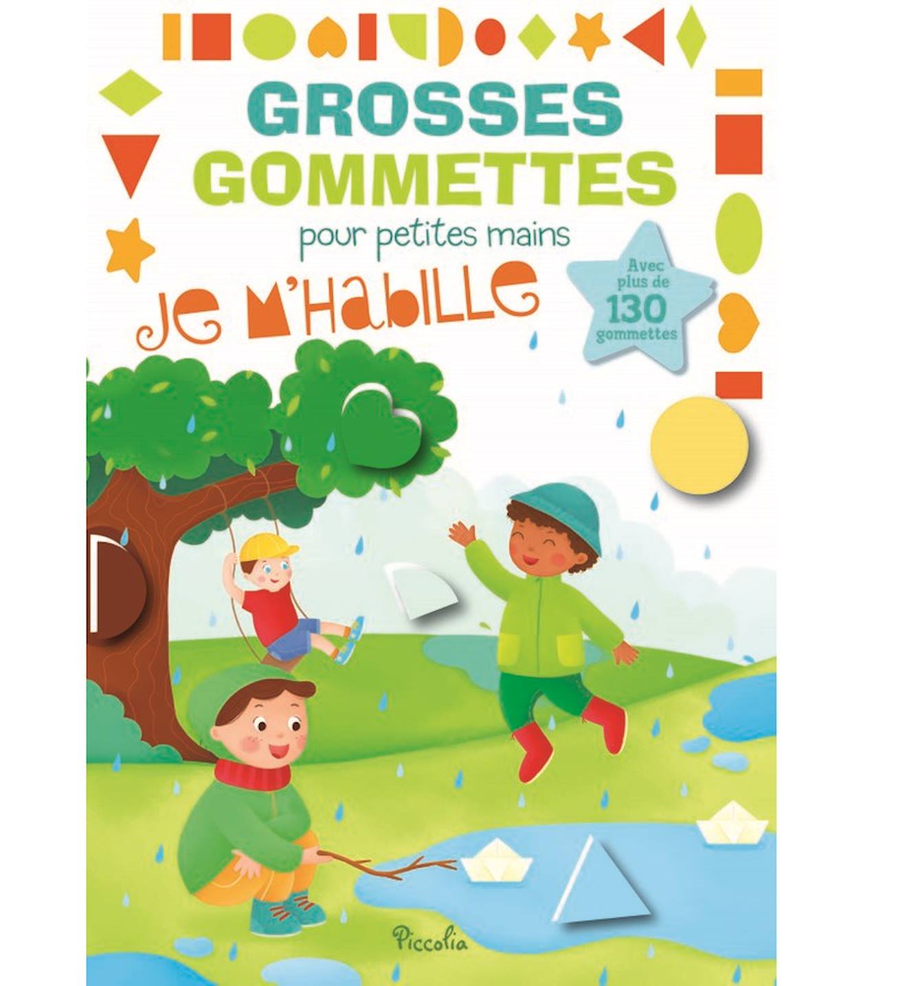 Grosses Gommettes Je M'habille Vert