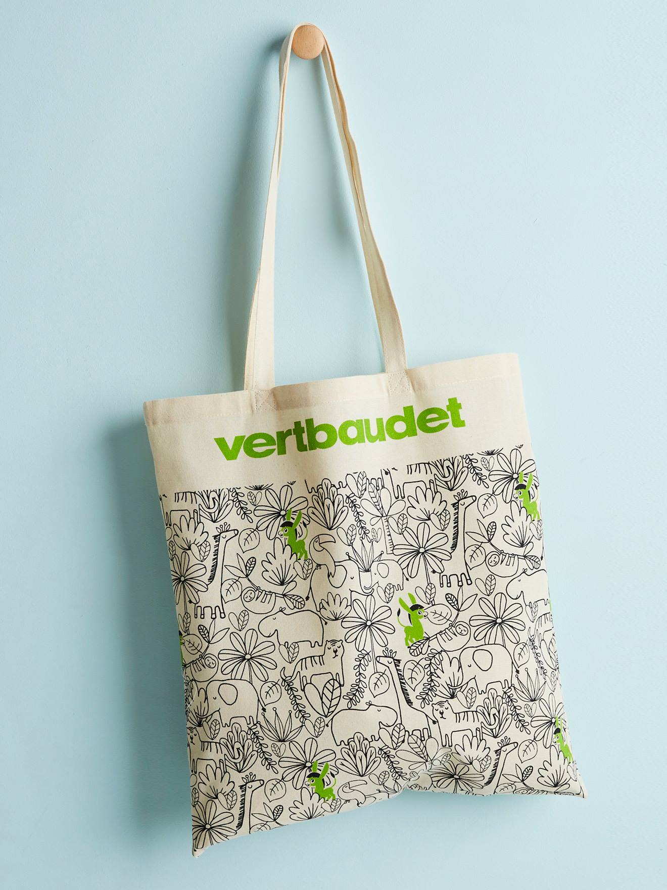 Tote-bag vertbaudet multicolore