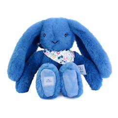 Jouet-Premier âge-Peluches-Peluche lapin fleurette 25 cm