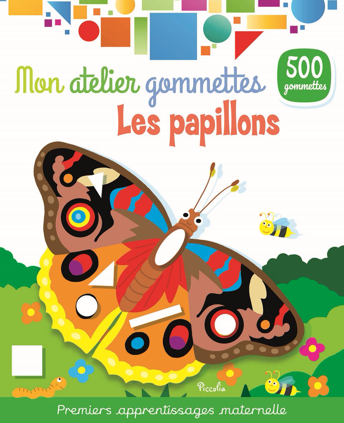 Mon Atelier Gommettes Les Papillons Blanc