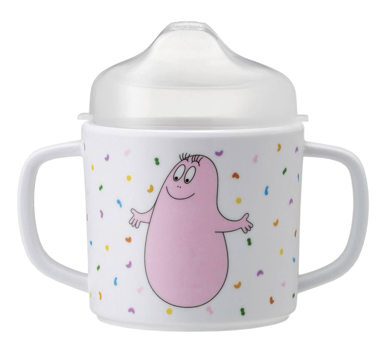 Tasse Deux Anses Avec Bec Amovible Barbapapa Blanc