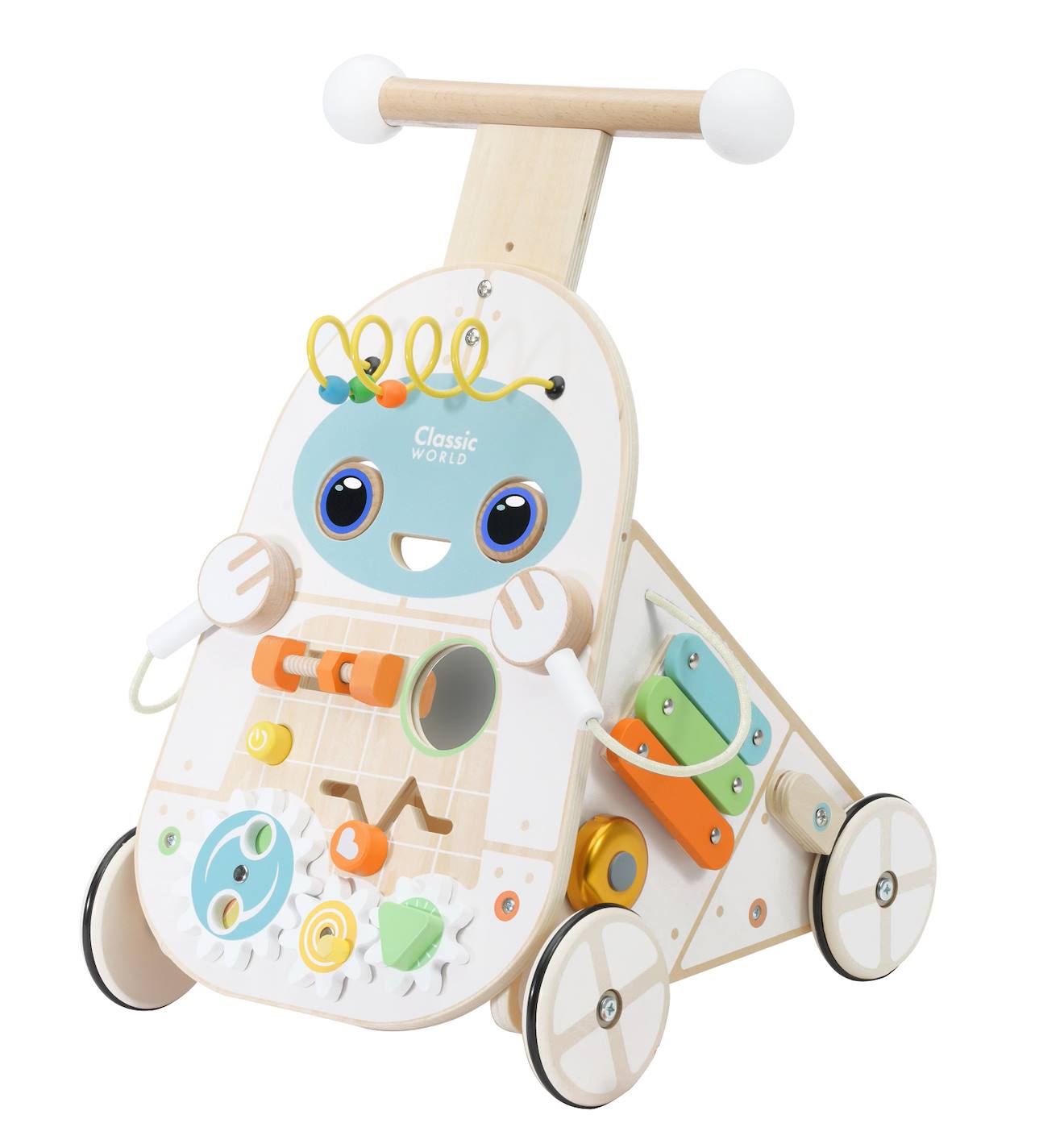 Chariot Multi-activités Robot Blanc