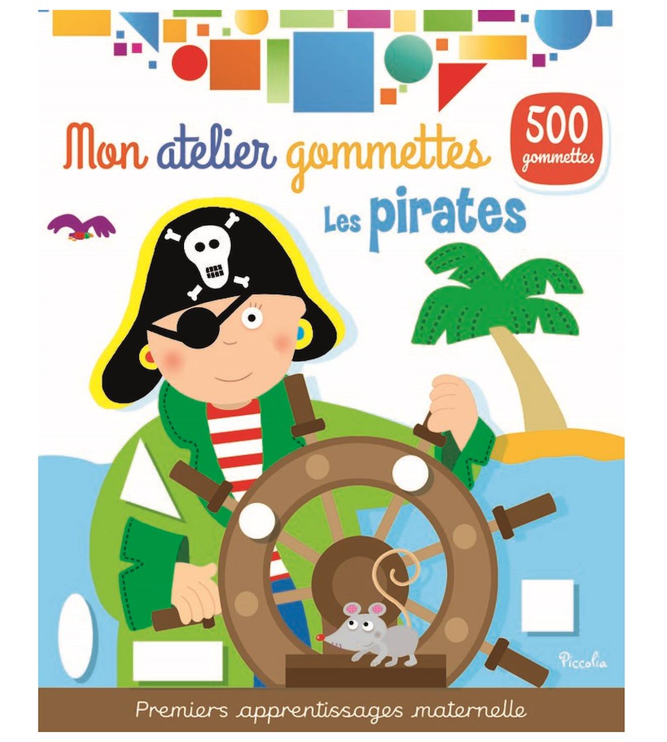 Mon Atelier Gommettes Les Pirates Blanc