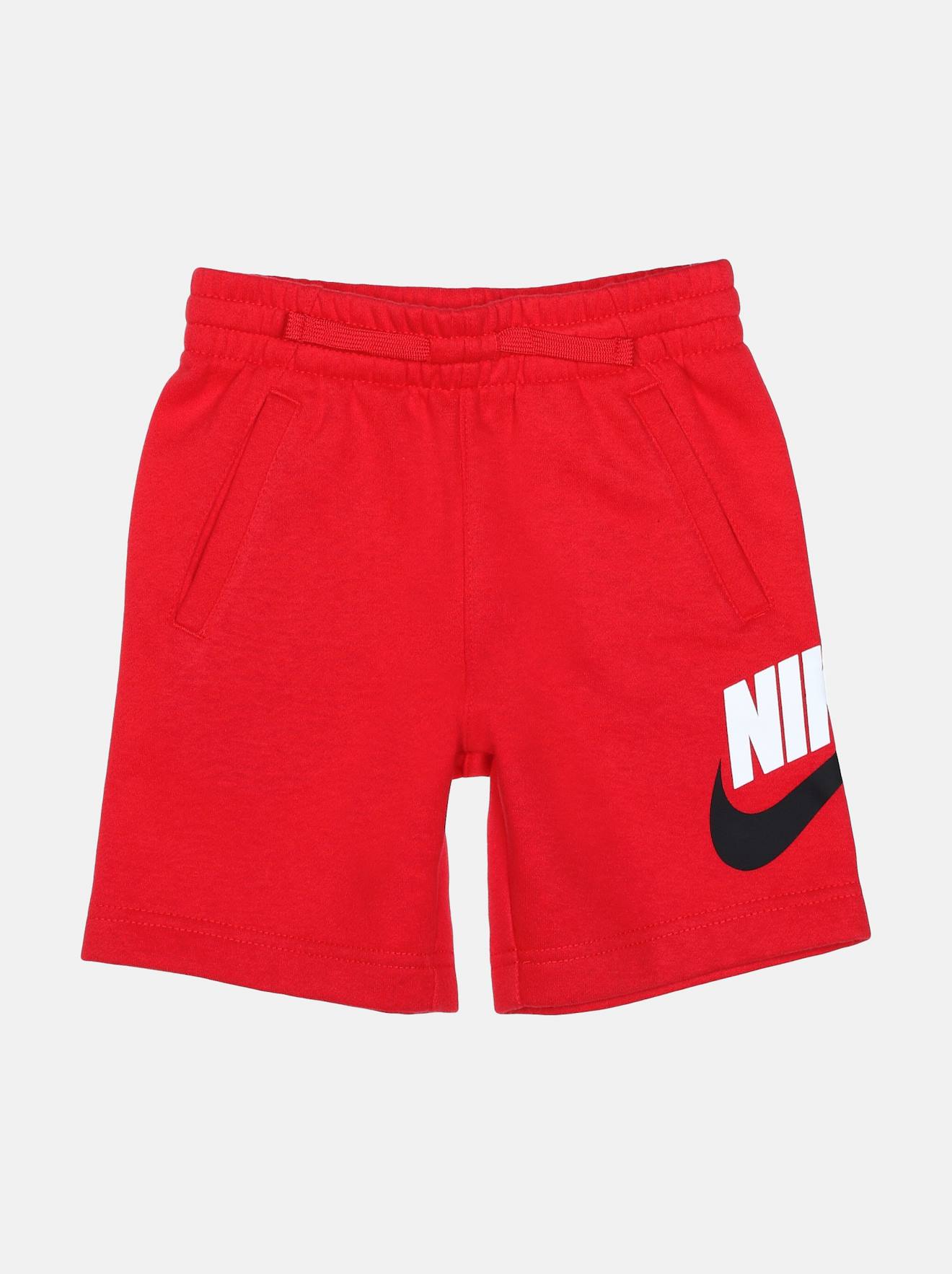 Short Taille Élastique Rouge