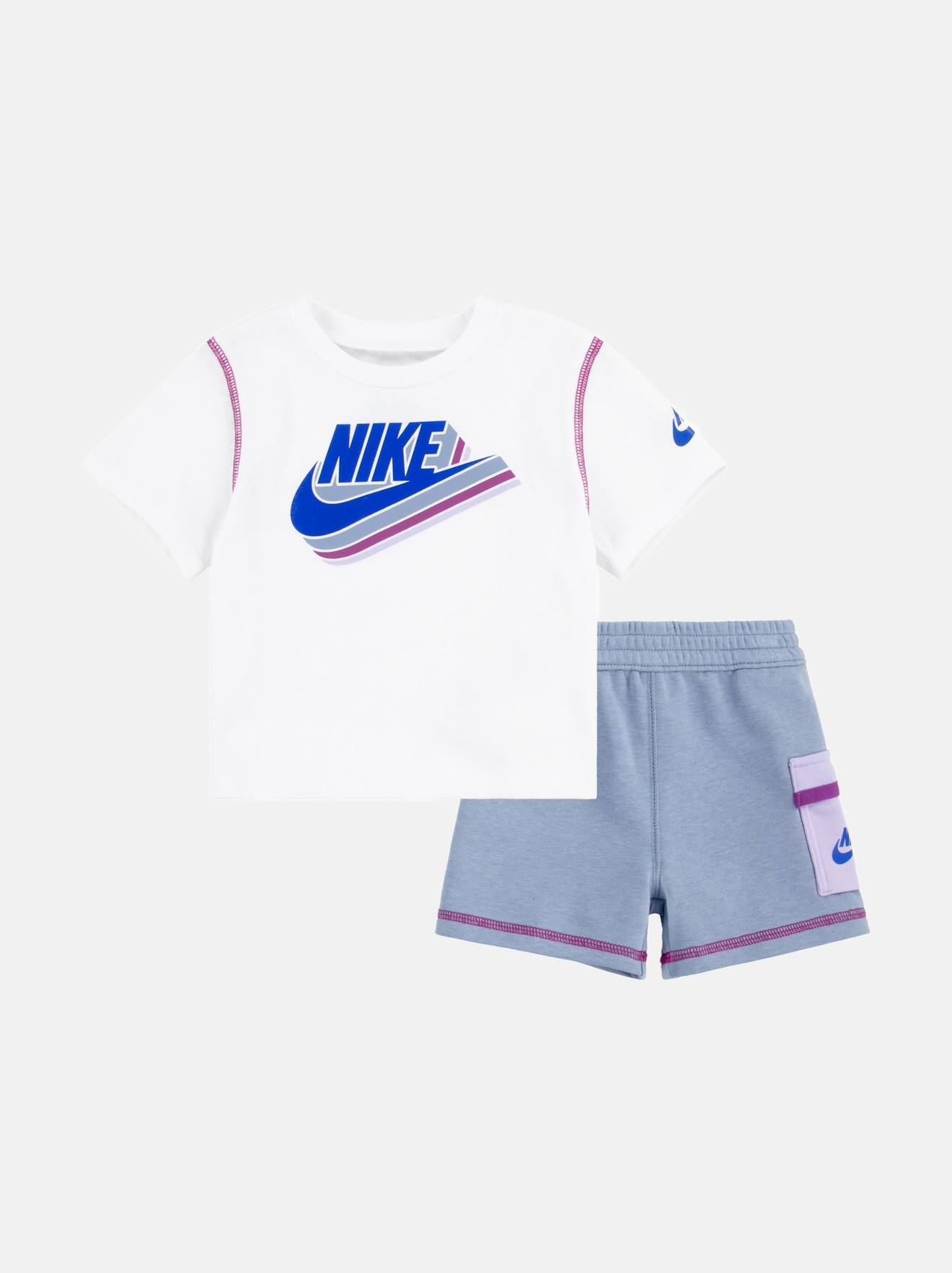 Ensemble 2 Pièces Bleu / Blanc