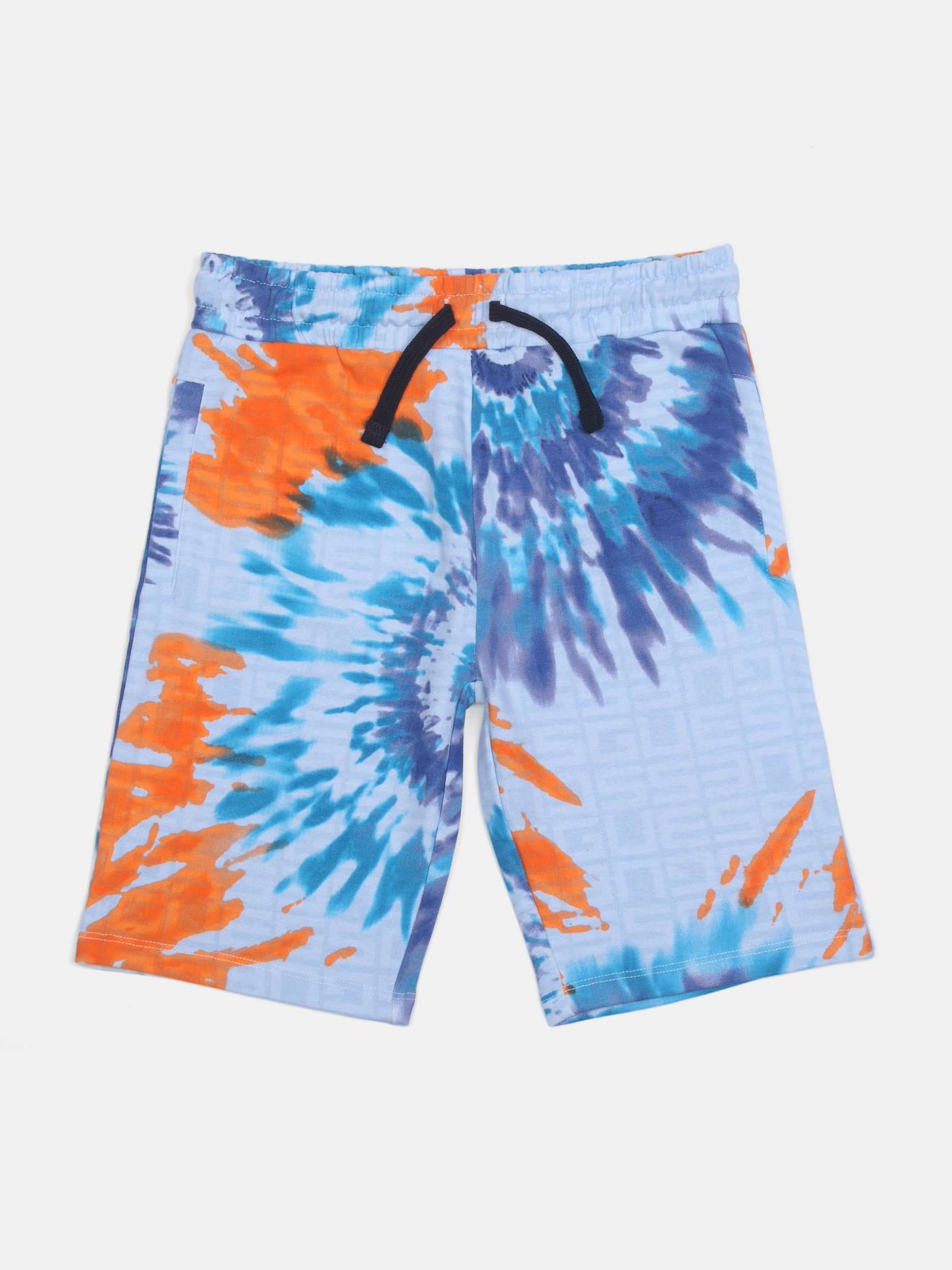 Short Taille Élastique Bleu