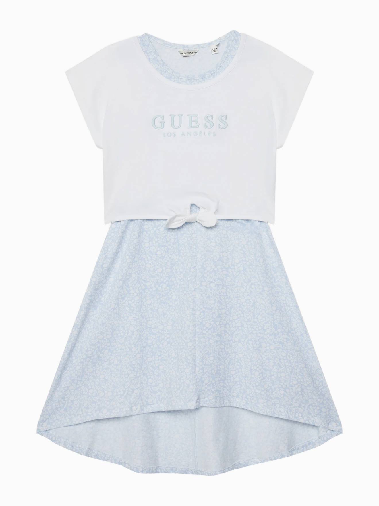 Robe Manches Courtes Blanc
