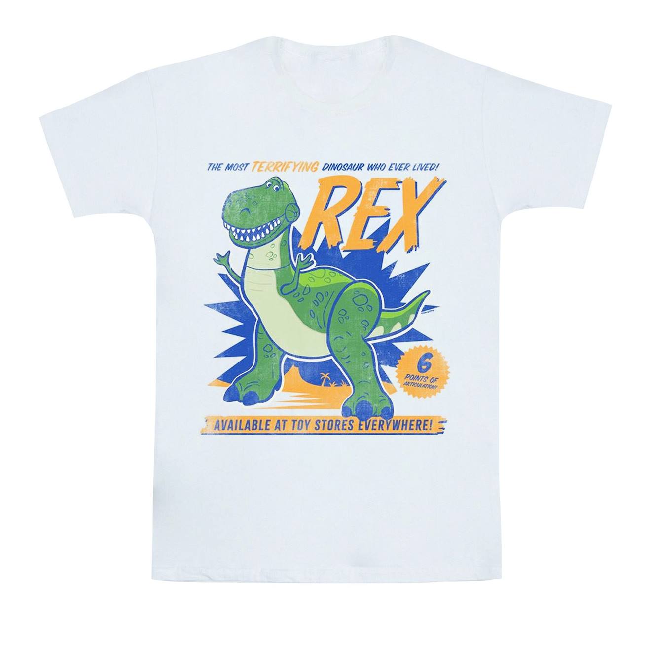 T-shirt Toy Story Coton Disney Blanc