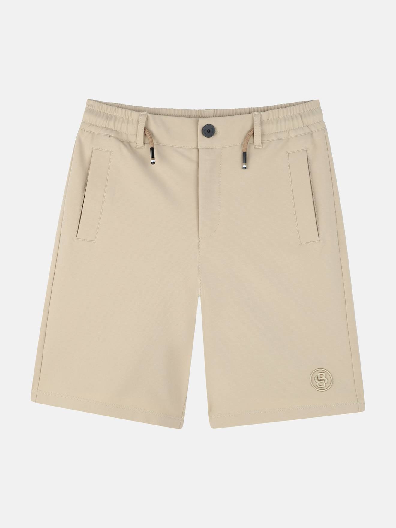 Bermuda Boutonné Beige