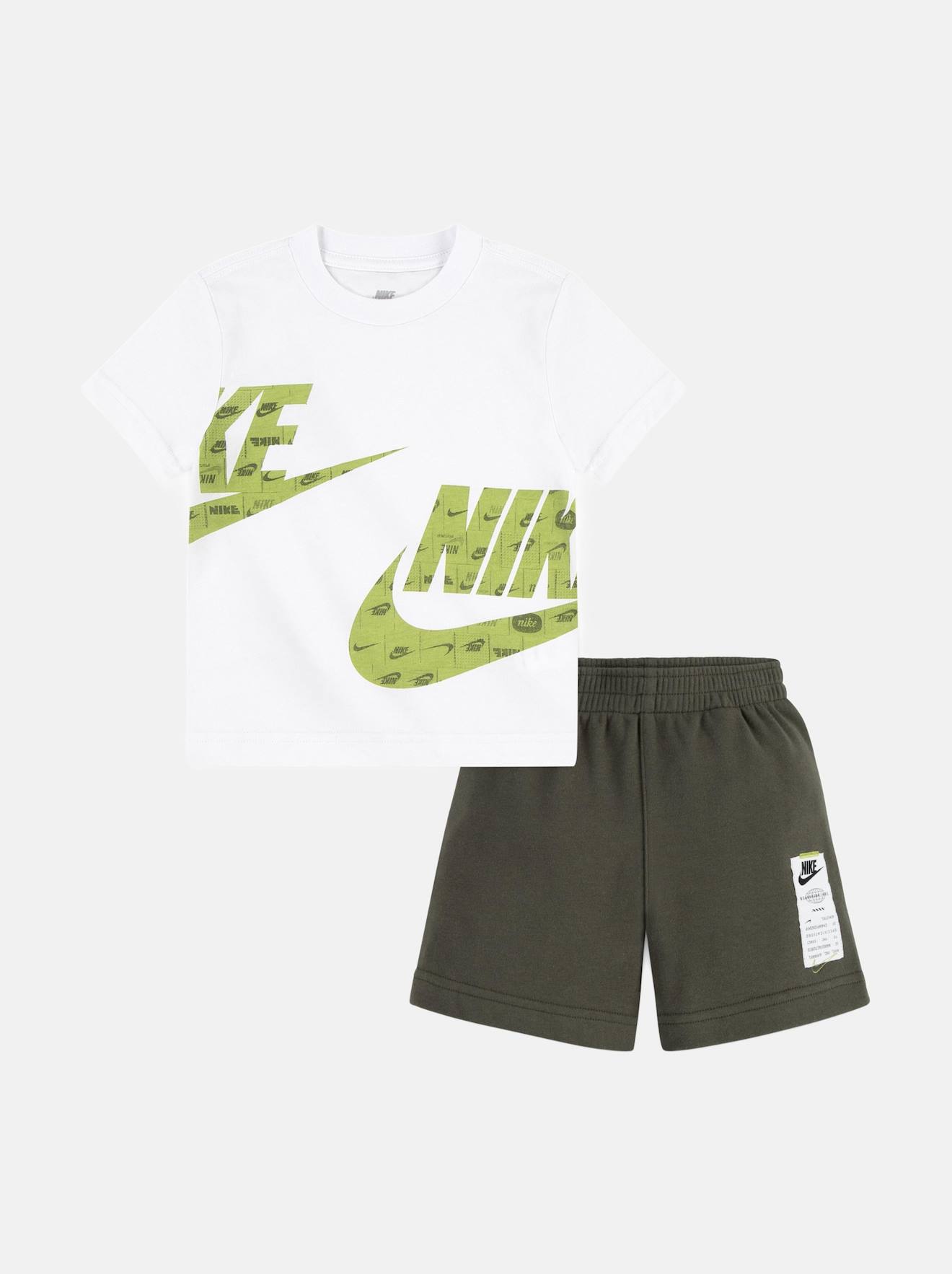 Ensemble 2 Pièces Vert / Blanc