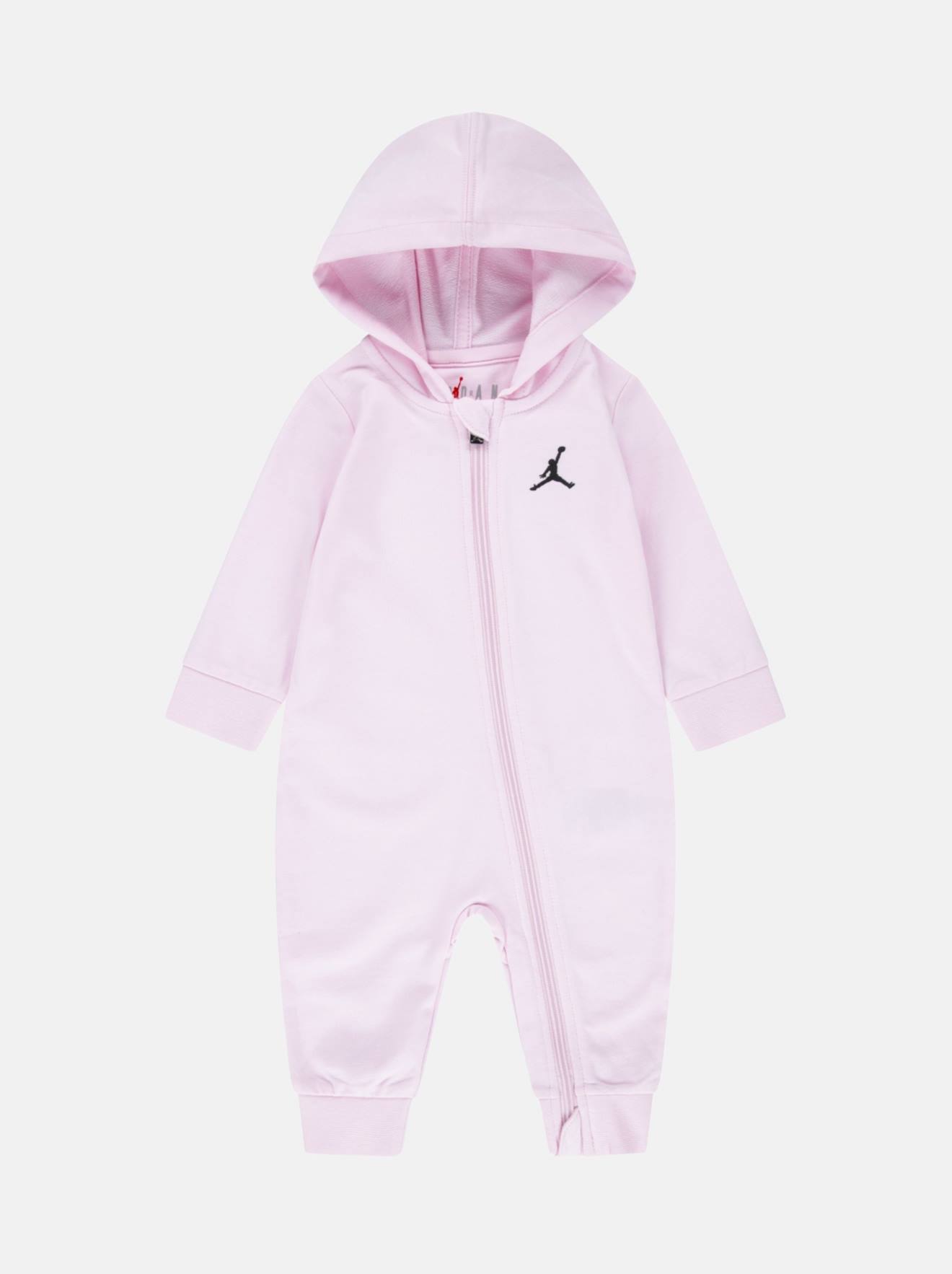 Combinaison Zippé À Capuche Rose