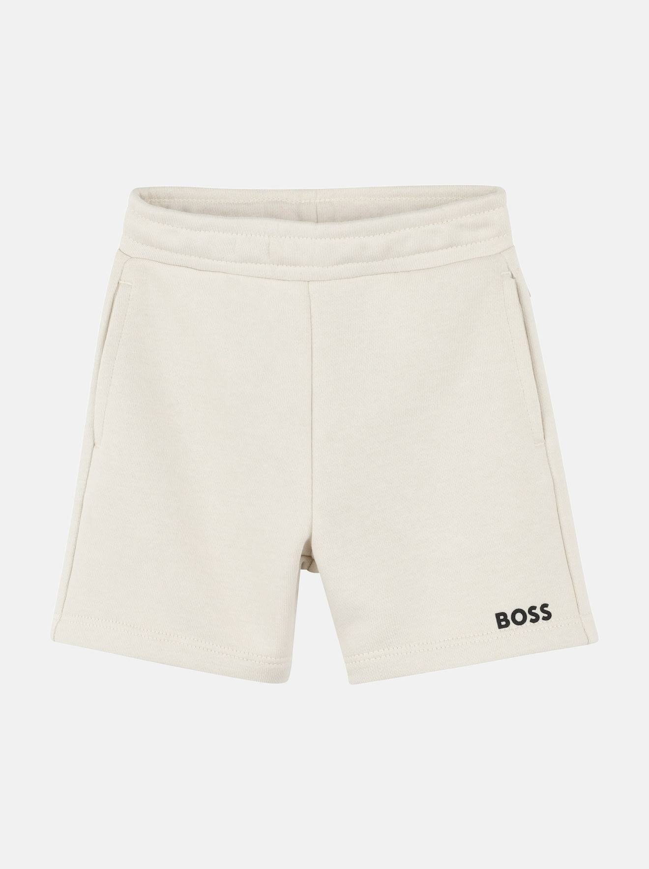 Short Molletonné Blanc Cassé