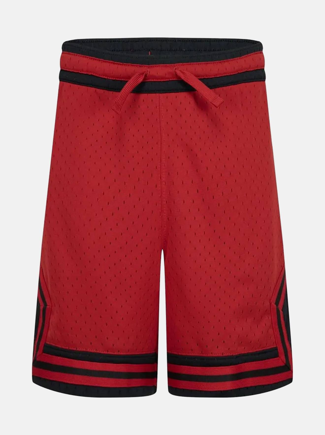 Short Taille Élastique Rouge