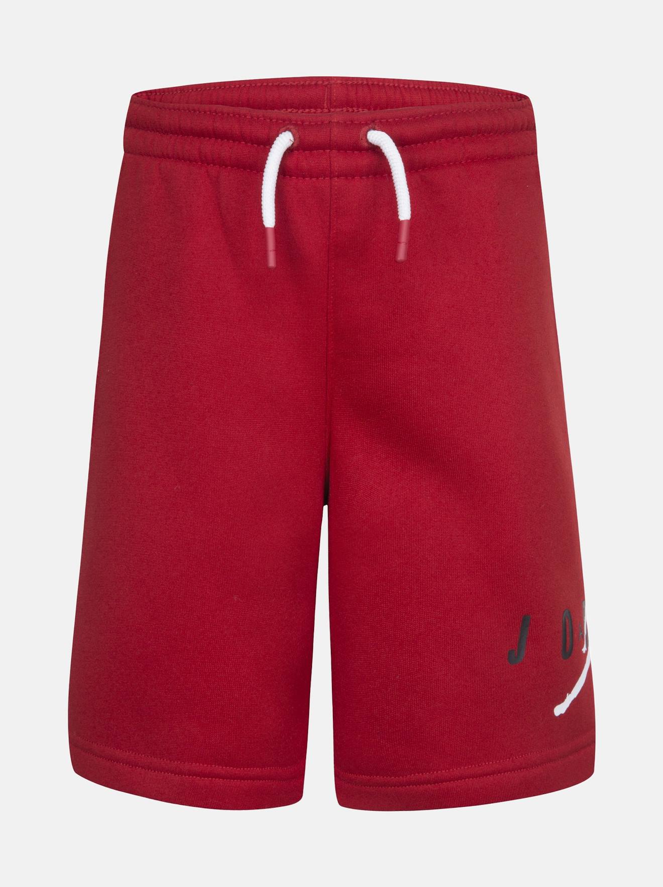 Short Taille Élastique Rouge