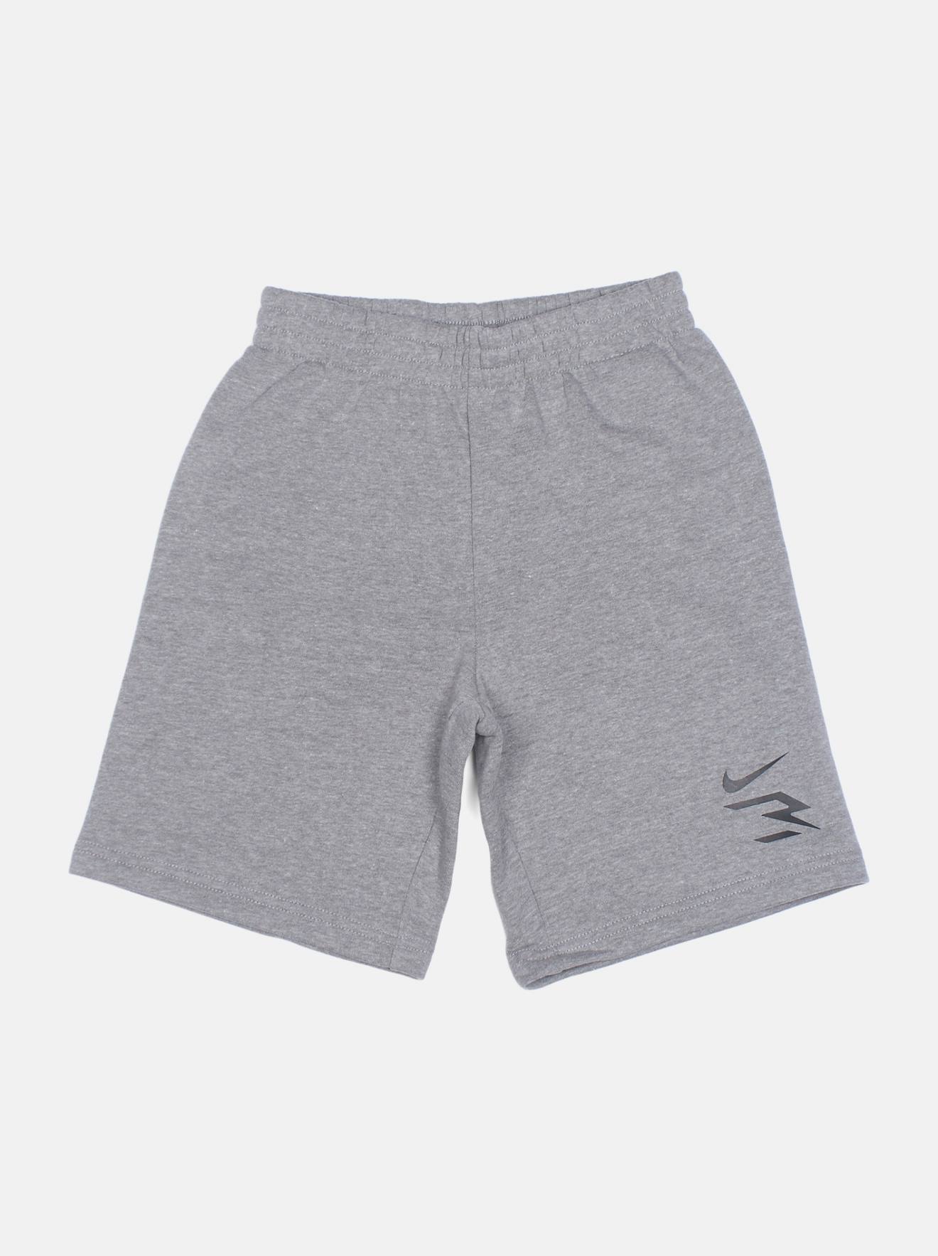 Short Taille Élastique Gris