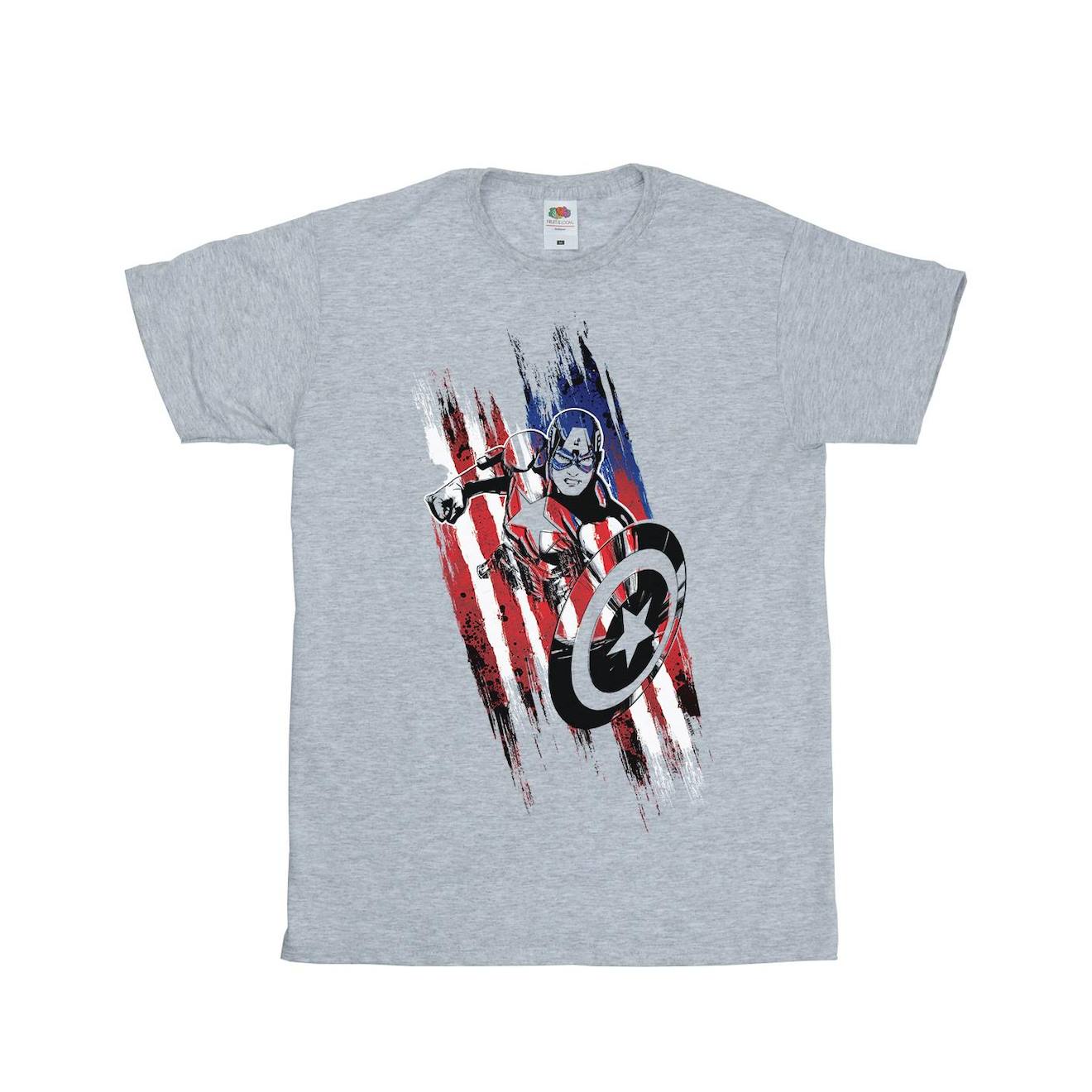 T-shirt Coton Avengers Gris Chiné