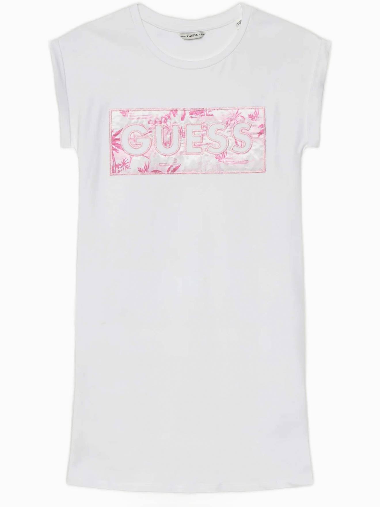 Robe Coupe Droite Blanc