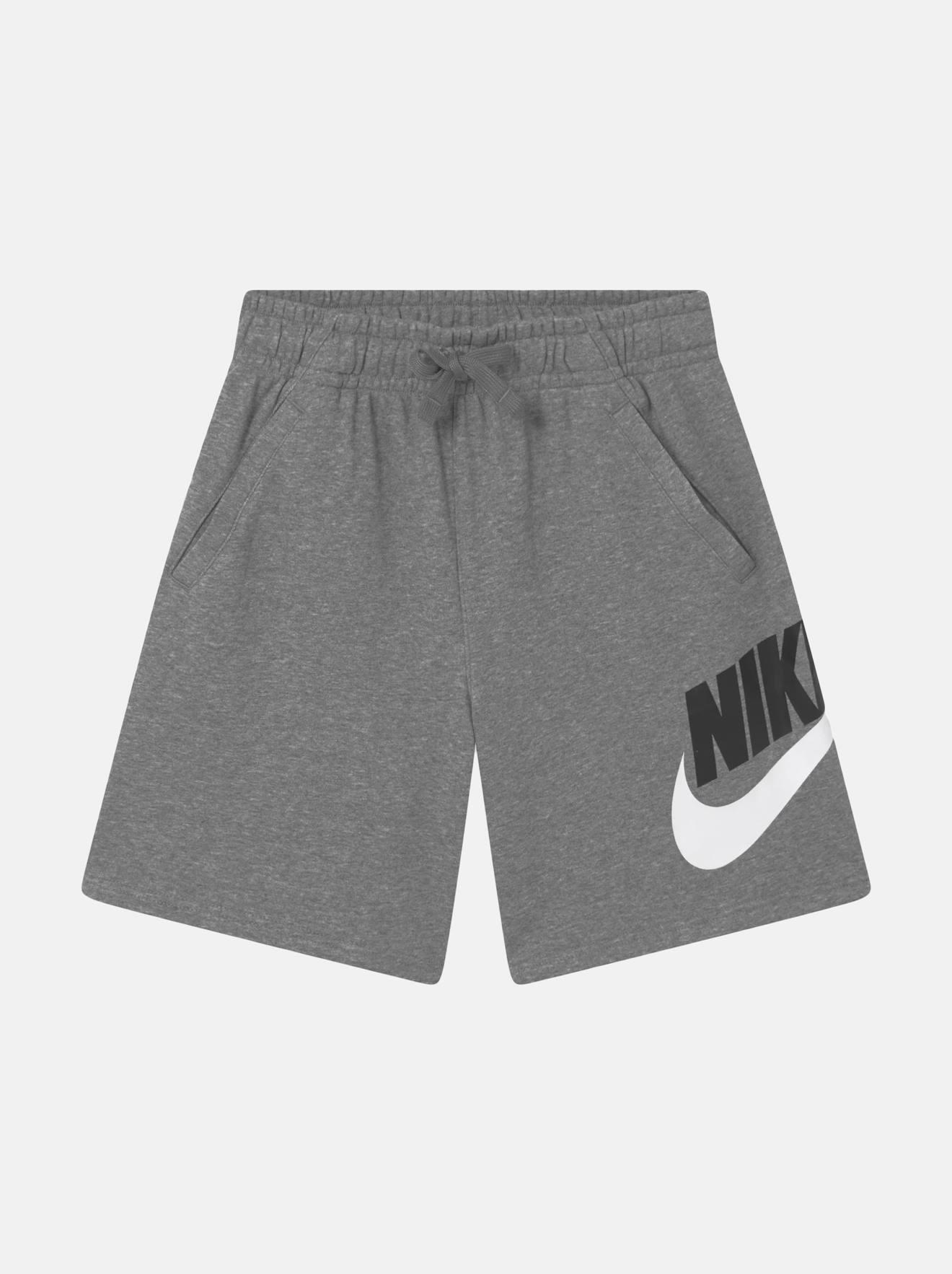 Short Taille Élastique Gris