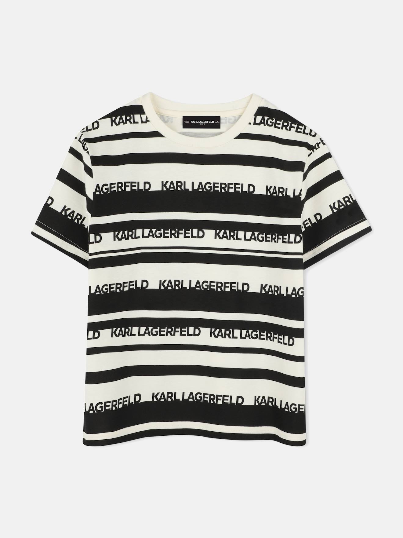 T-shirt Manches Courtes Blanc / Noir