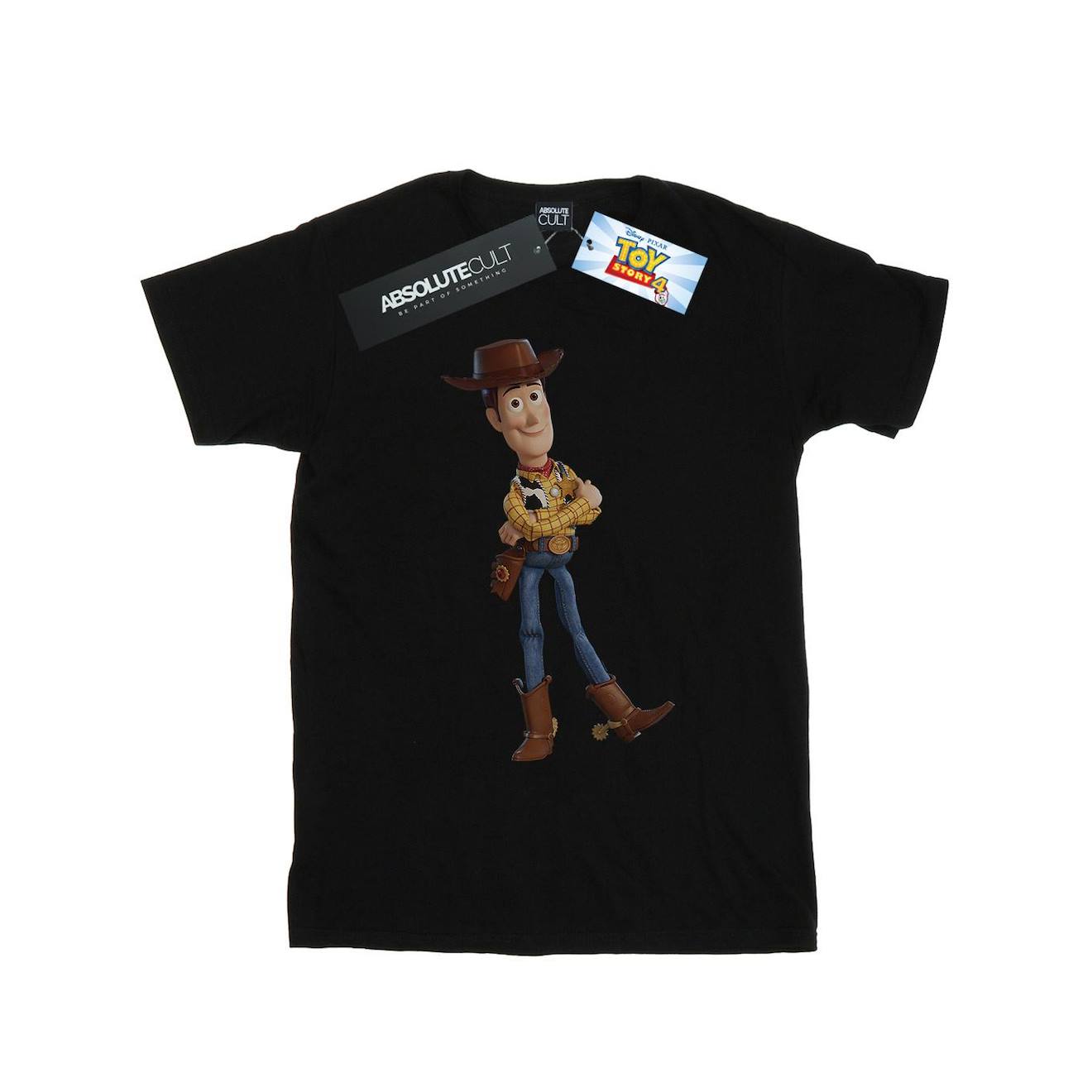 T-shirt Toy Story Coton Disney Noir