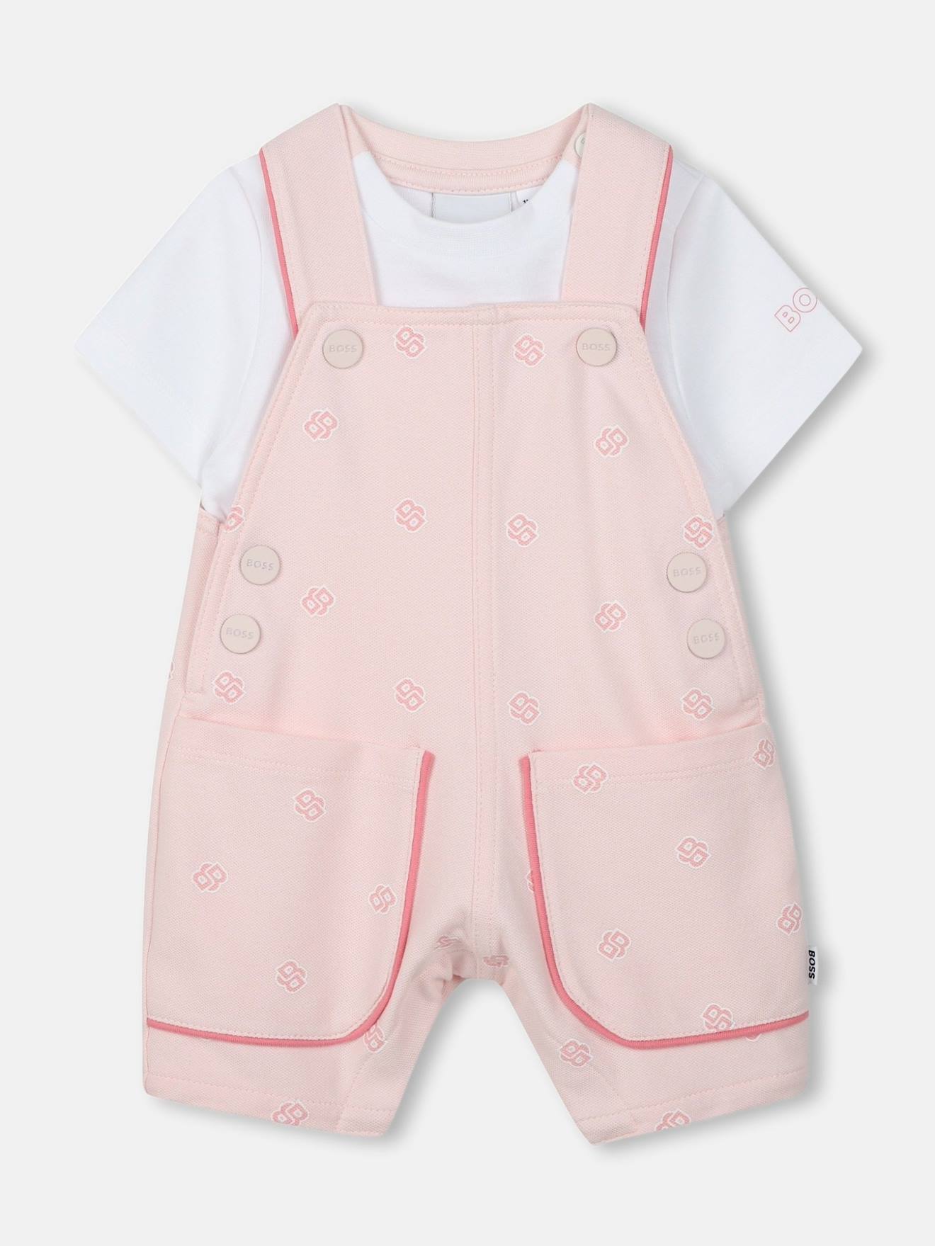 Ensemble Cadeau De Naissance Rose Pâle