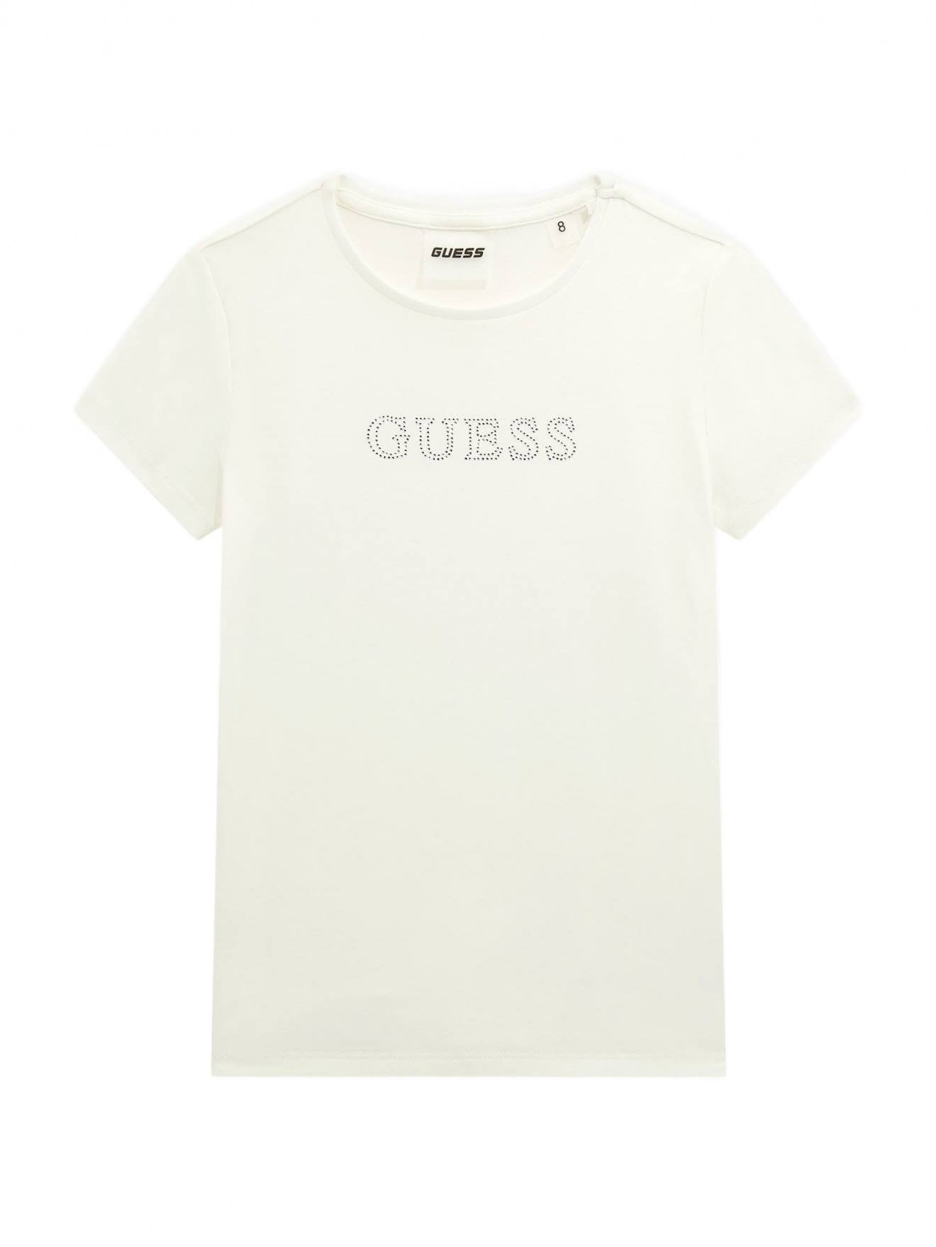 T-shirt Manches Courtes Weiß